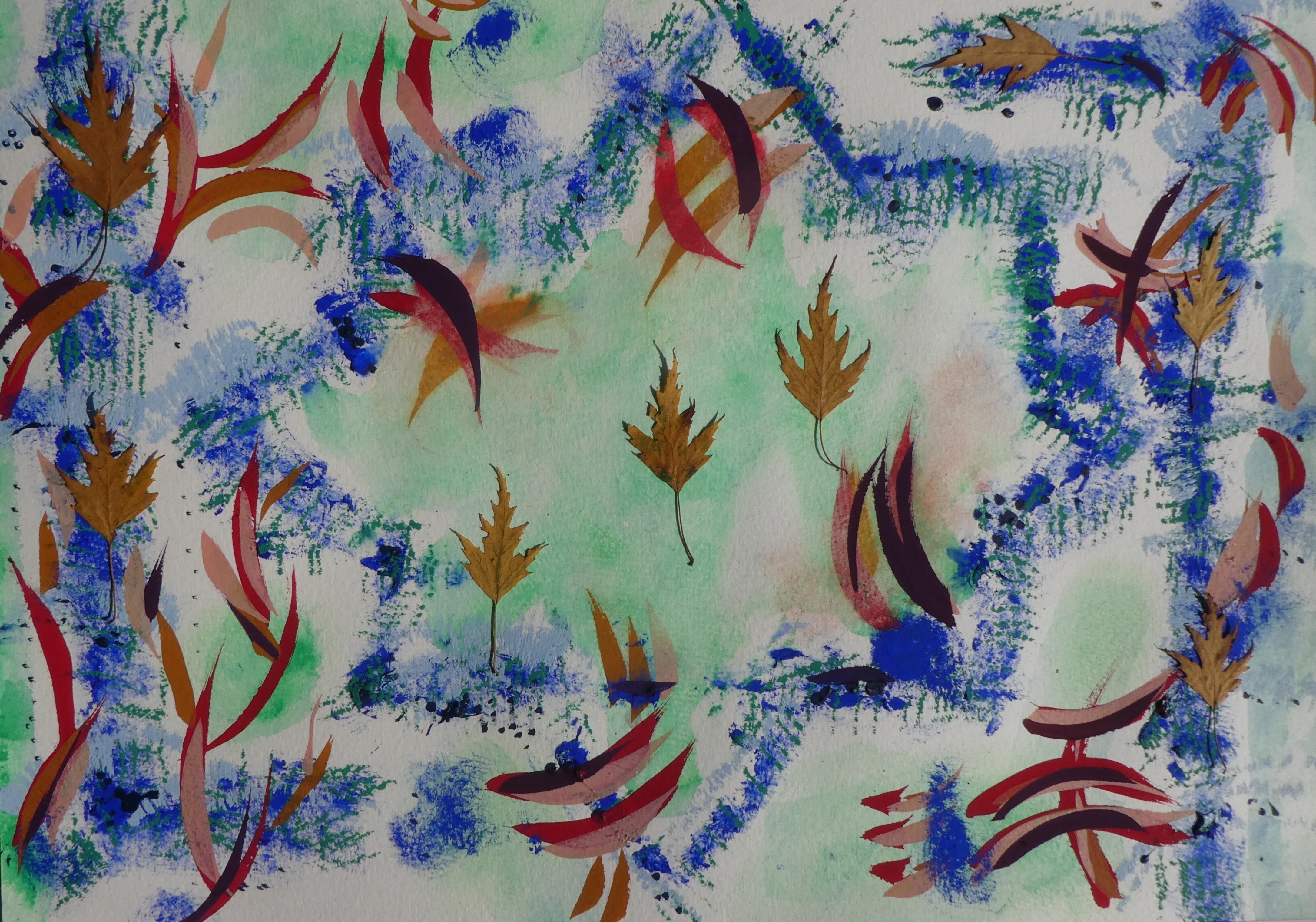 Small leaves and painting I